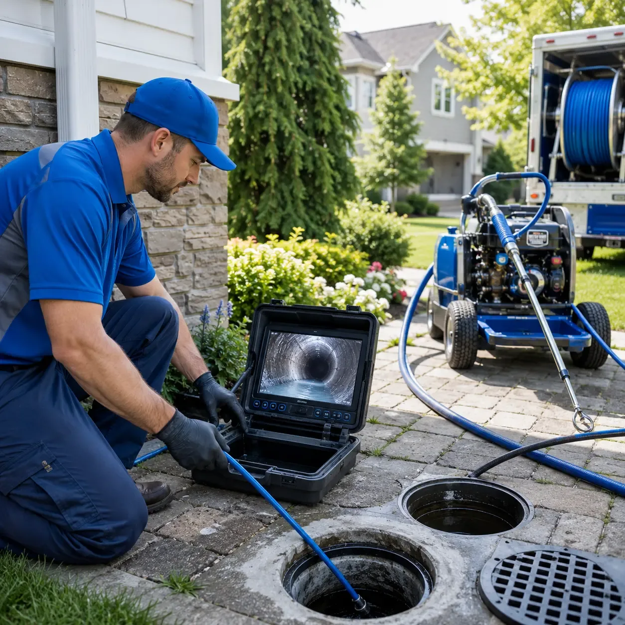 Outdoor drain cleaning professionals serving Grayville, IL